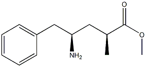 (2S,4R)-Methyl 4-aMino-2-Methyl-5-phenylpentanoate 结构式