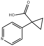 1-(吡啶-4-基)环丙烷羧酸 结构式