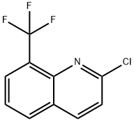 2-氯-8-(三氟甲基)喹啉 结构式