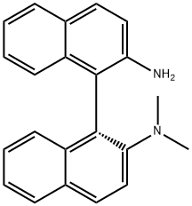 (S)-N,N-二甲基-1,1'-联萘胺 结构式