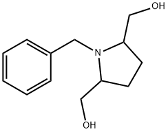 (1-苄基吡咯烷-2,5-二基)二甲醇 结构式