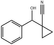 1-(羟基(苯基)甲基)环丙基腈 结构式