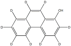 1-PHENANTHROL-D9 结构式
