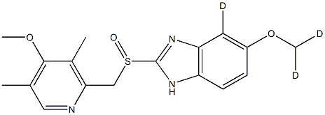 奥美拉唑-D3 结构式