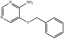 5-(苄氧基)嘧啶-4-胺 结构式