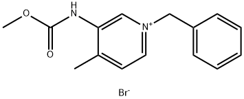1-苄基-3-甲氧基羰基氨基-4-甲基吡啶溴化物 结构式