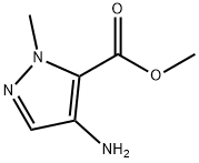4-氨基-1-甲基-1H-吡唑-5-甲酸盐酸盐甲基 结构式