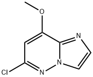 6-氯-8-甲氧基咪唑并[1,2-B]哒嗪 结构式