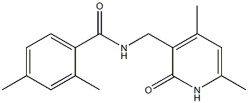 BENZAMIDE, N-[(1,2-DIHYDRO-4,6-DIMETHYL-2-OXO-3-PYRIDINYL)METHYL]-2,4-DIMETHYL- 结构式