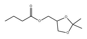 (2,2-二甲基-1,3-二氧戊环-4-基)丁酸甲基酯 结构式