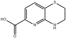 3,4-二氢-2H-吡啶并〔3,2-B][1,4]噻嗪-6-羧酸 结构式