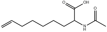 2-乙酰氨基壬-8-烯酸 结构式
