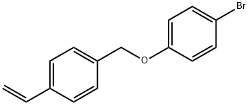 1-溴-4-((4-乙烯基苄基)氧基)苯 结构式