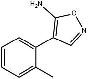 4-(2-甲苯基)-异恶唑-5-基胺 结构式