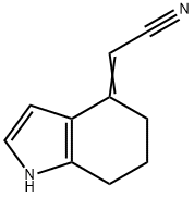 Acetonitrile, 2-(1,5,6,7-tetrahydro-4H-indol-4-ylidene)- 结构式