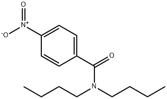 N,N-二-N-丁基-4-硝基苯甲酰胺 结构式