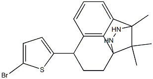2-(5-溴-2-噻吩基)-2,3-二氢-1H-萘并[1,8-DE][1,3,2]二氮杂硼烷 结构式