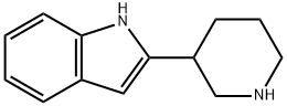 2-(哌啶-3-基)-1H-吲哚 结构式