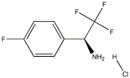 (S)-2,2,2-三氟-1-(4-氟苯基)乙胺盐酸盐 结构式