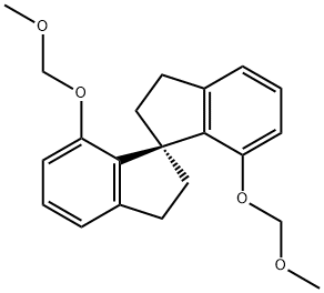 (1R)-2,2',3,3'-tetrahydro-7,7'-bis(MethoxyMethoxy)-1,1'-Spirobi[1H-indene] 结构式