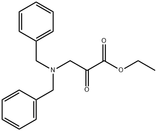 3-(二苄氨基)-2-氧代丙酸乙酯 结构式