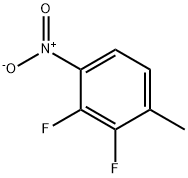 2,3-二氟-4-硝基甲苯 结构式