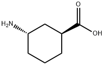 (1S,3S)-3-氨基环己烷羧酸 结构式