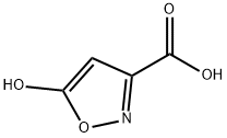 5-羟基异恶唑-3-羧酸 结构式