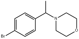 4-(1-(4-溴苯基)乙基)吗啉 结构式