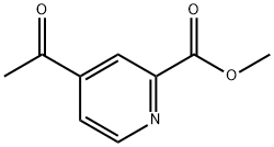 4-乙酰基吡啶甲酸甲酯 结构式