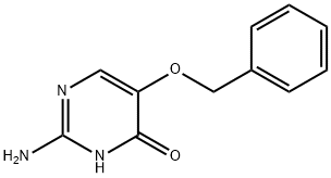 2-氨基-5-(苄氧基)嘧啶-4(3H)-酮 结构式