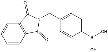 (4-((1,3-二羰基异二氢吲哚-2-基)甲基)苯基)硼酸 结构式