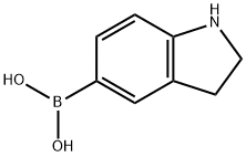 Boronic acid, B-(2,3-dihydro-1H-indol-5-yl)- 结构式