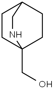 1-HYDROXYMETHYL-2-AZABICYCLO[2,2,2]OCTANE 结构式