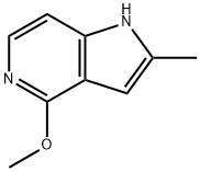 4-METHOXY-2-METHYL-5-AZAINDOLE 结构式