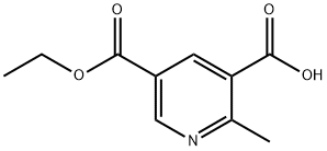 2-甲基-5-羧酸乙酯烟酸 结构式