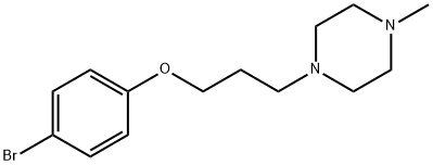 1-(4-(4-溴苯氧基)丁基)-4-甲基哌嗪 结构式