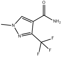 (1-甲基-3-三氟甲基-1H-吡唑-4-基)甲酰胺 结构式