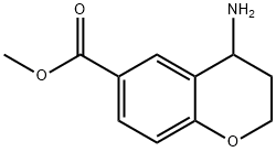 METHYL 4-AMINOCHROMANE-6-CARBOXYLATE 结构式