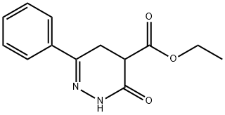 3-氧代-6-苯基-2,3,4,5-四氢哒嗪-4-甲酸乙酯 结构式