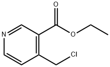 4-(氯甲基)烟酸乙酯 结构式