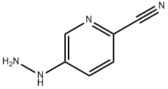 5-肼基吡啶-2-甲腈 结构式