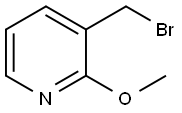 3-溴甲基-2-甲氧基-吡啶 结构式