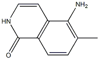 5-Amino-6-methylisoquinolin-1(2H)-one 结构式
