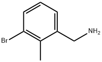 3-溴-2-甲基苯甲胺 结构式