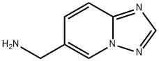 [1,2,4]三唑并[1,5-A]吡啶-6-基甲胺 结构式
