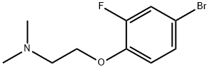 2-(4-溴-2-氟苯氧基)-N,N-二甲基乙胺 结构式