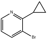 3-溴-2-环丙基吡啶 结构式