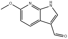 6-Methoxy-7-azaindole-3-carbaldehyde 结构式