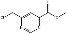 Methyl 6-(chloroMethyl)pyriMidine-4-carboxylate 结构式